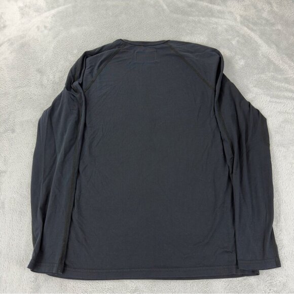 Reigning Champ 100% Pima Cotton Black Long Sleeve Shirt Men's Size Medium - Picture 3 of 10